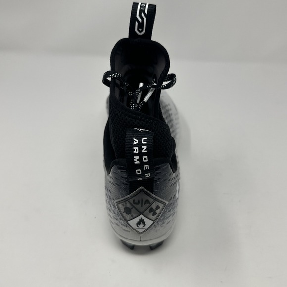 Under Armour Football Cleats Mens Size 13 Spotlight Lux 2.0 Black White - Picture 11 of 16